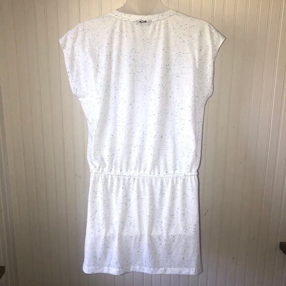 TOMMY HILFIGER Retail $78 Blue White Tie Waist Swim Dress Cover Up Size Large - Picture 6 of 7